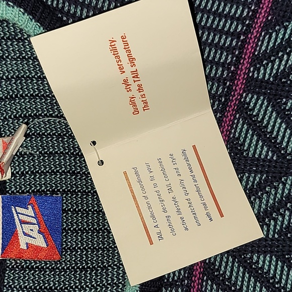 Vintage. Made in USA. DEADSTOCK. TAIL. Thick cotton knit sweater. XL. - Picture 4 of 16